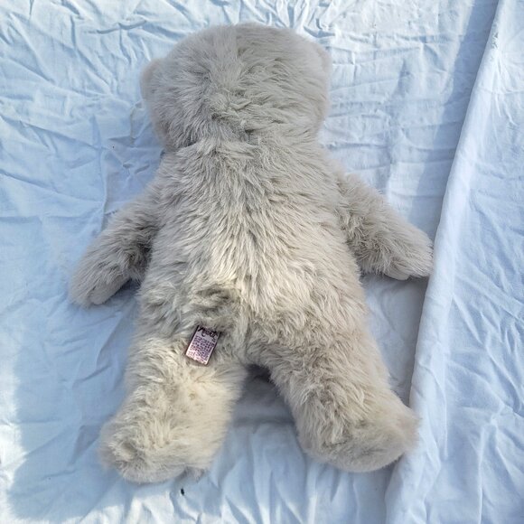 VTG WALLACE BERRIE AVANTI 1982 Plush 18" Cream Teddy Bear #962 Jockline ITALY - Picture 6 of 12